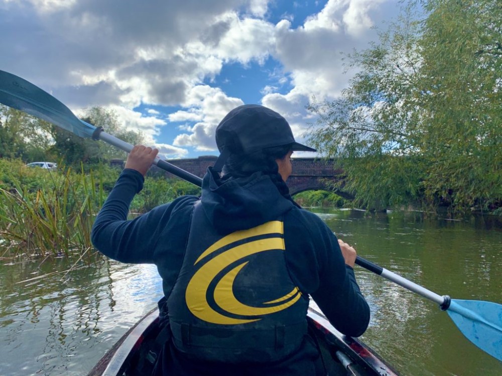 Kayaking on the River Soar