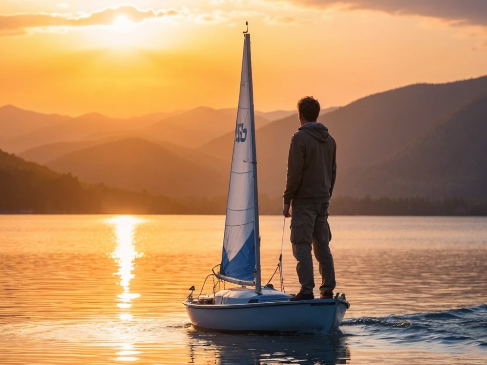 Sailing at Edgbaston Reservoir