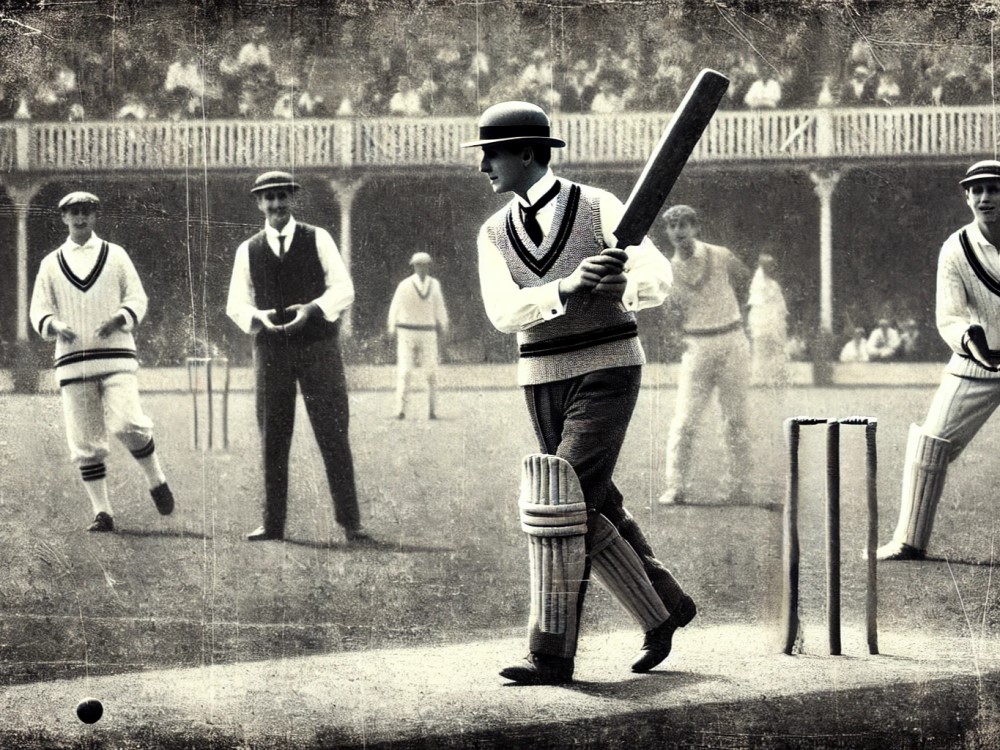 The Early Days of Cricket Gear Simplicity and Necessity