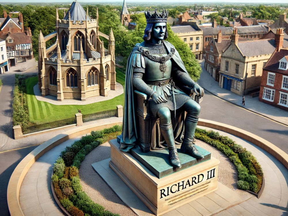 The Richard III Statue and Battlefield of Bosworth