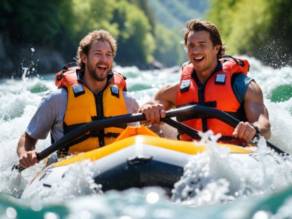 White-Water Rafting at Burrs Country Park