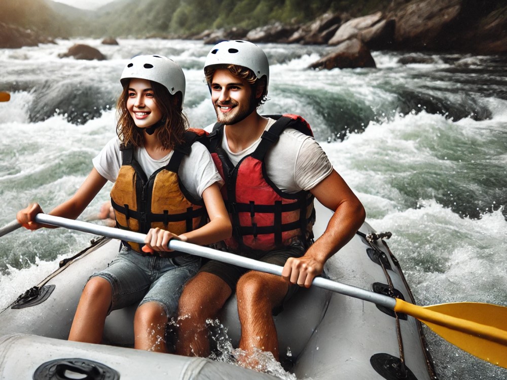 White Water Rafting at the National Water Sports Centre