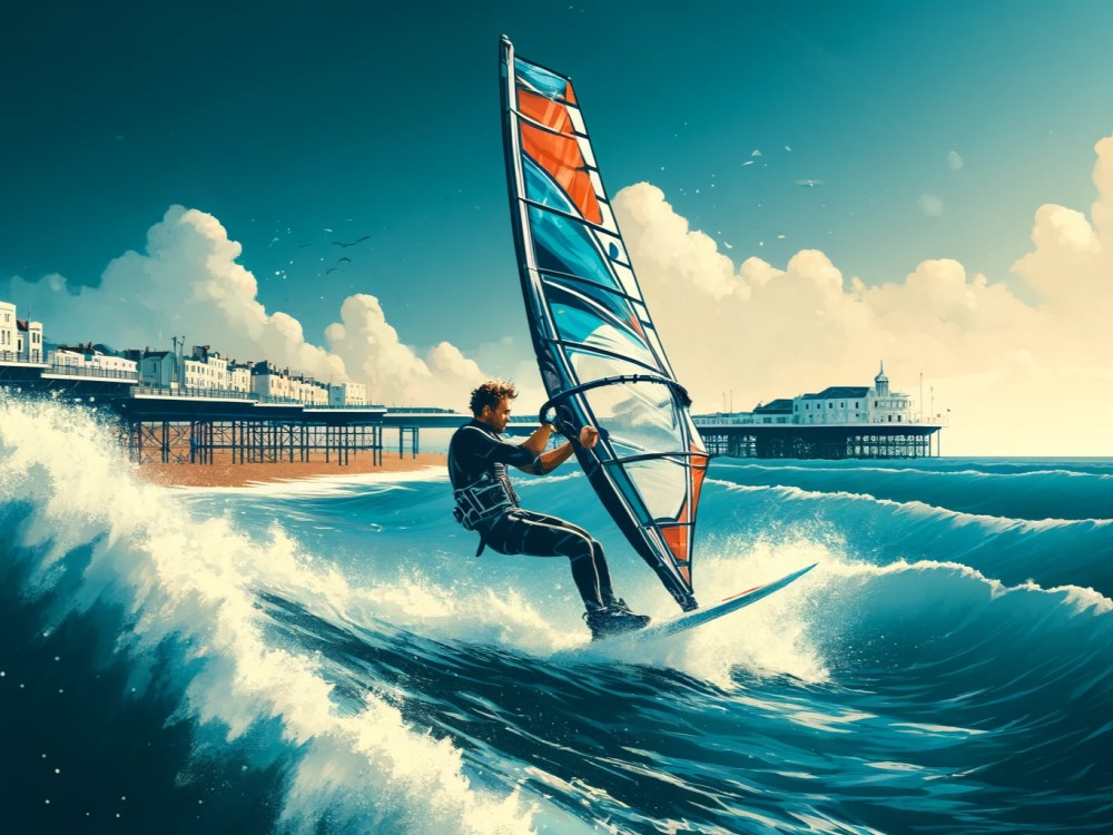 Windsurfing and Kitesurfing in Brighton