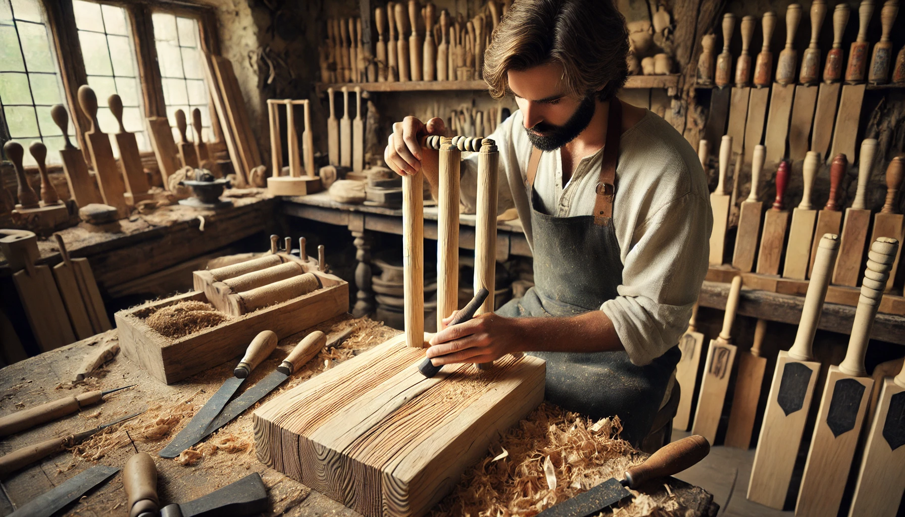 What Materials Are Cricket Stumps Made Of