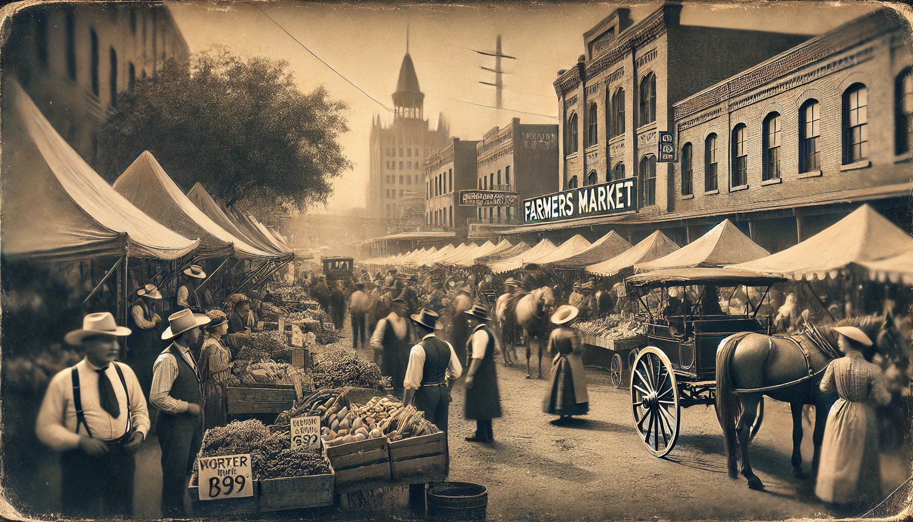 History of Dallas Farmers Markets