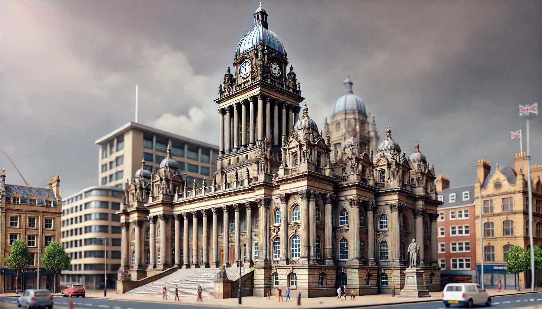 Marvel at the Neo-Gothic Splendor of Leeds Town Hall