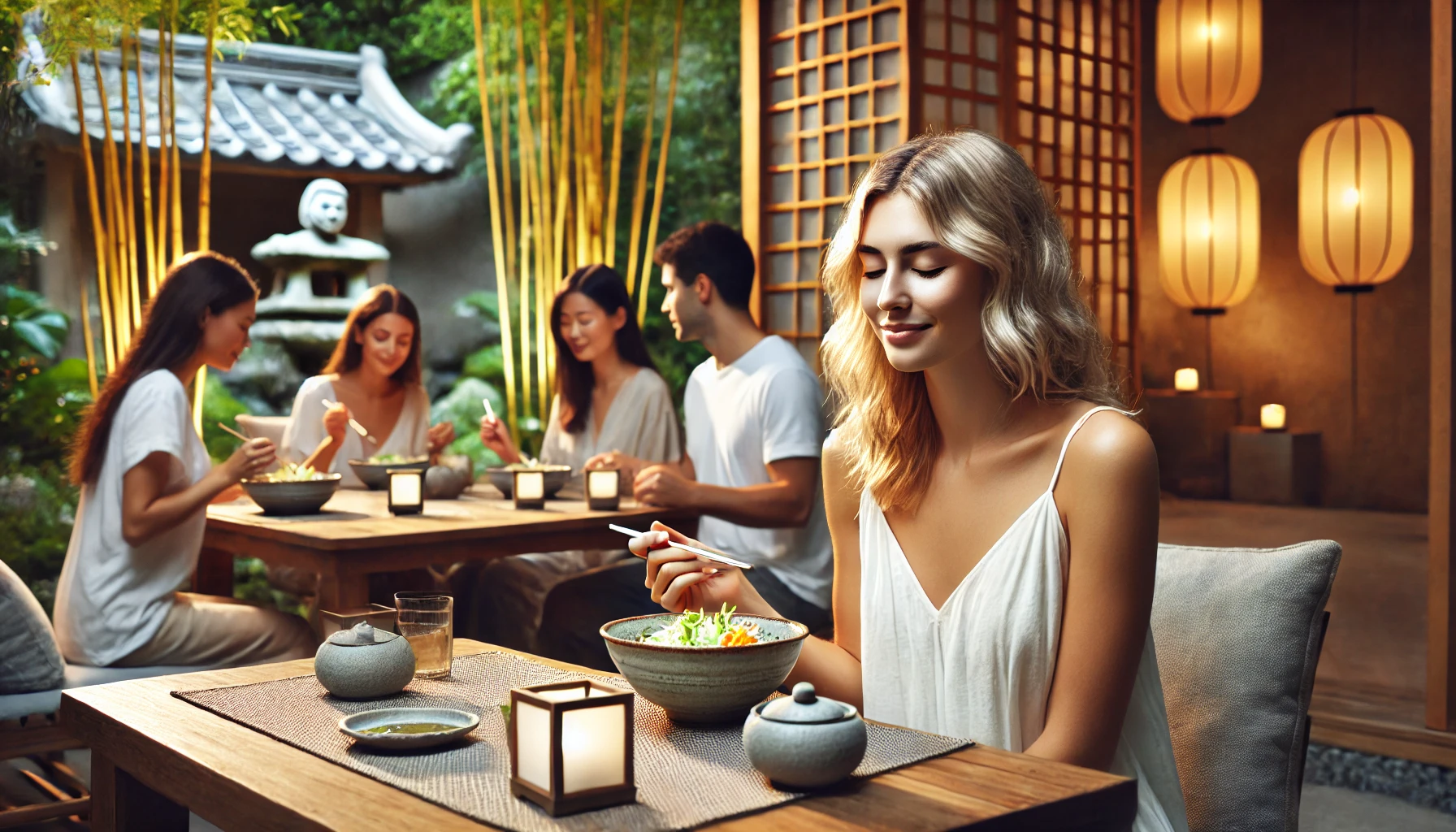 5. Relax in the Zen Garden at Koko Restaurant