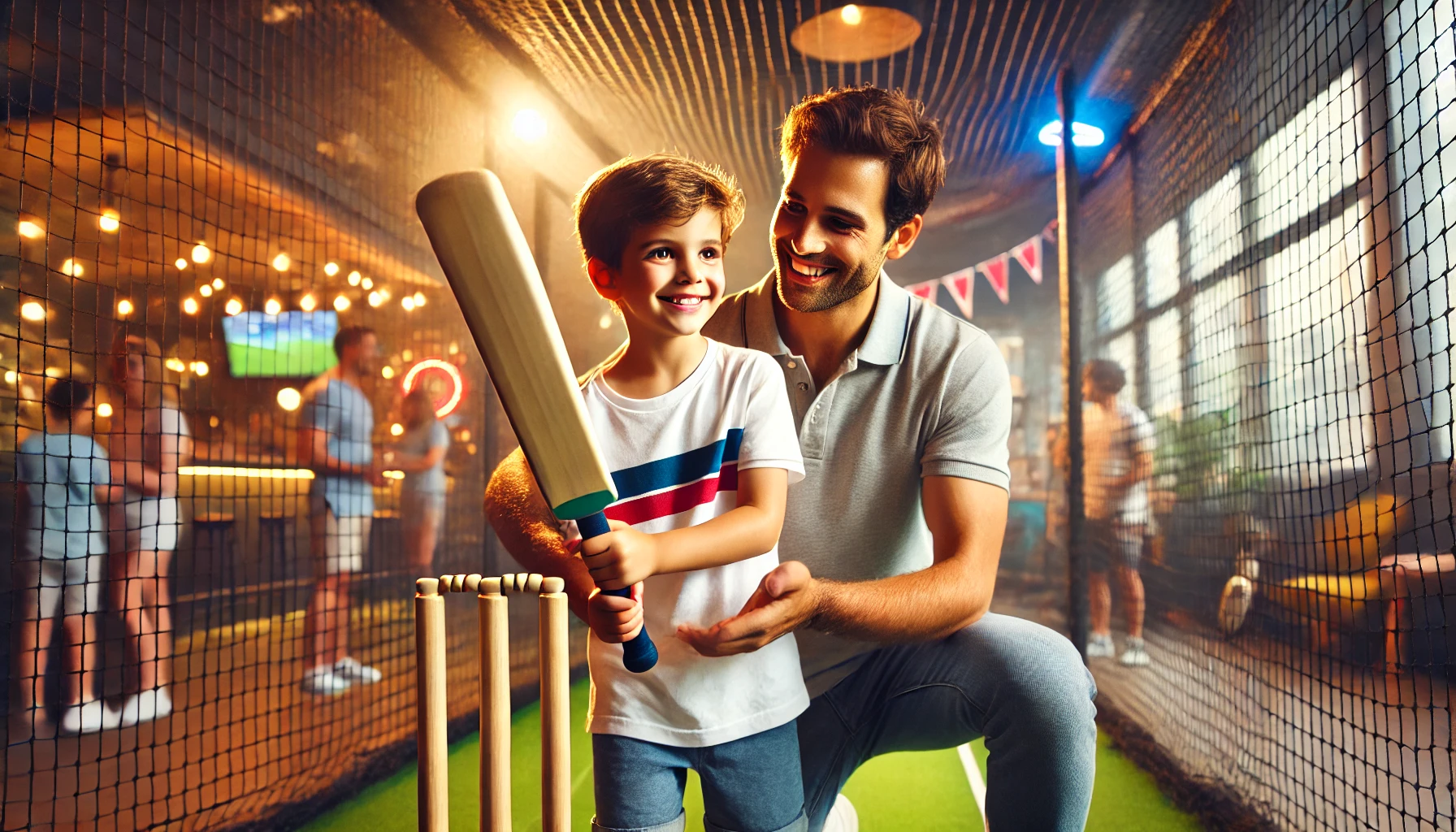 1. Sixes at BOXPARK Wembley Cricket Fun for All Ages