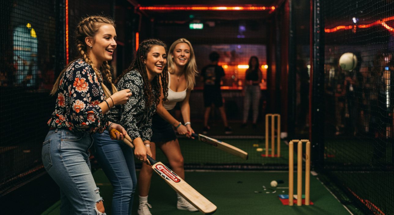 1. Sixes at Riverside East Stratford Interactive Cricket and Cocktails by the Canal