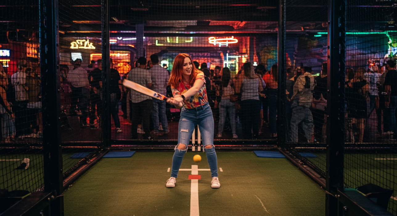 1. Sixes at Riverside East Stratford Interactive Cricket and Dining Experience