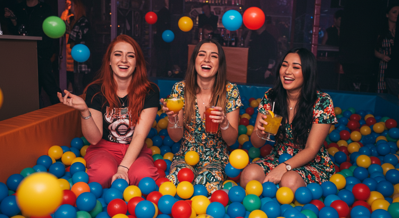 5. Ballie Ballerson Hackney Wick Giant Ball Pit, Bottomless Brunch and Disco Energy
