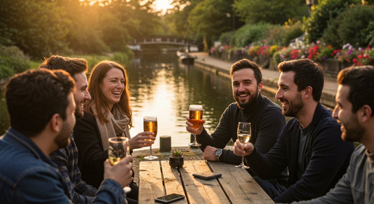 5. Riverside East Affordable Happy Hour by the Canal
