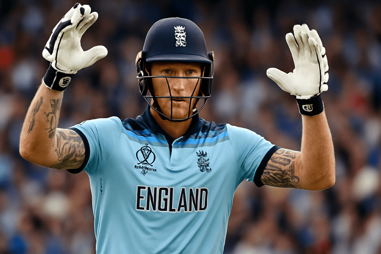 7. Ben Stokes’ Overthrow – The Luckiest Deflection in Cricket History