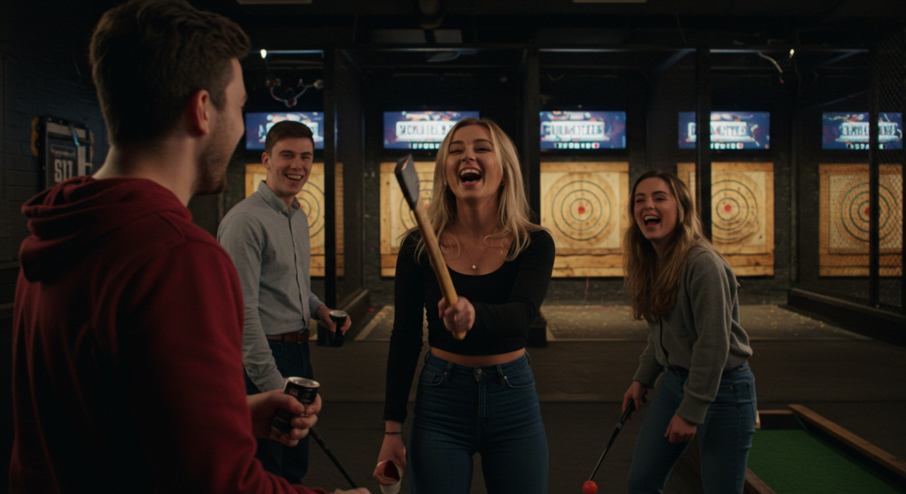 9. Boom Battle Bar Stratford Axe Throwing, Beer Pong and Mayhem Under One Roof