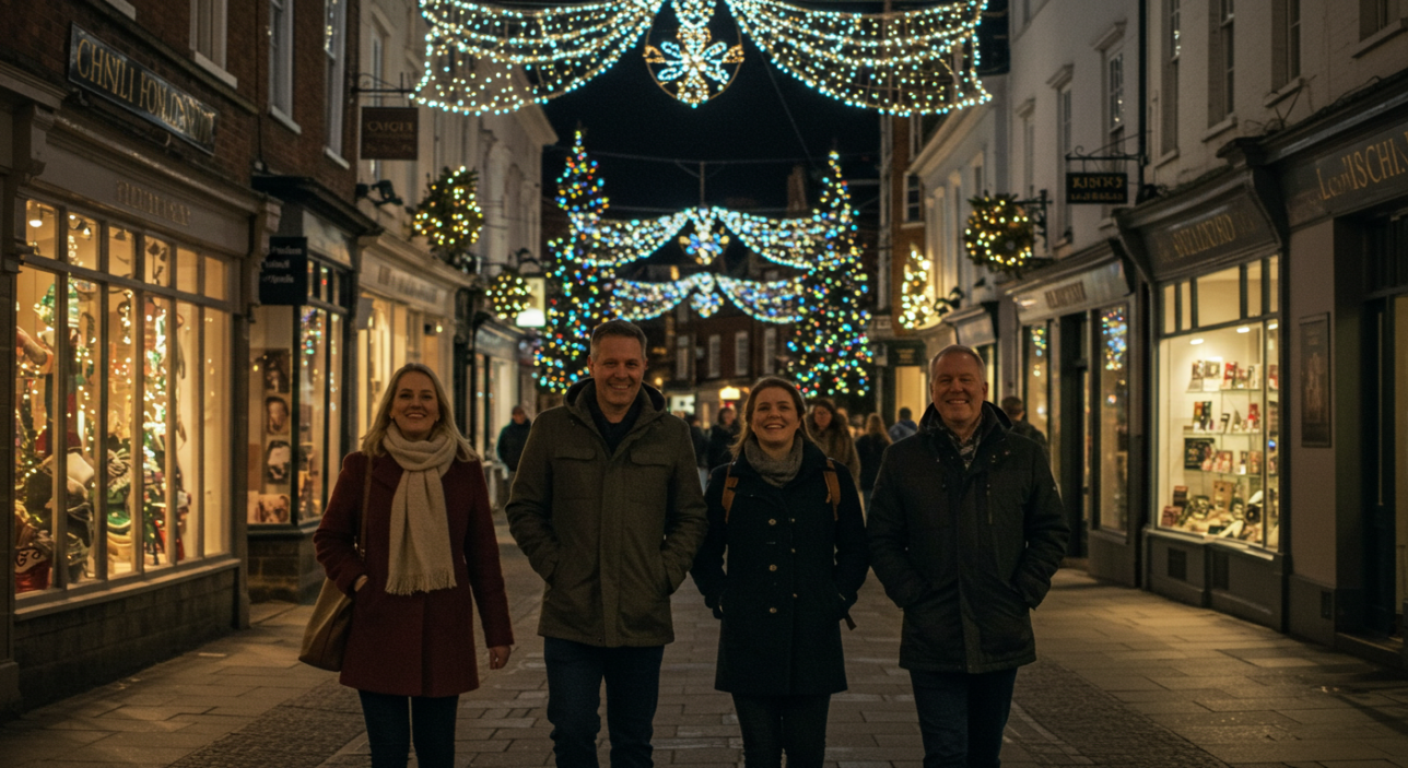 1. Stroll Through Guildford’s Christmas Lights and Decorations