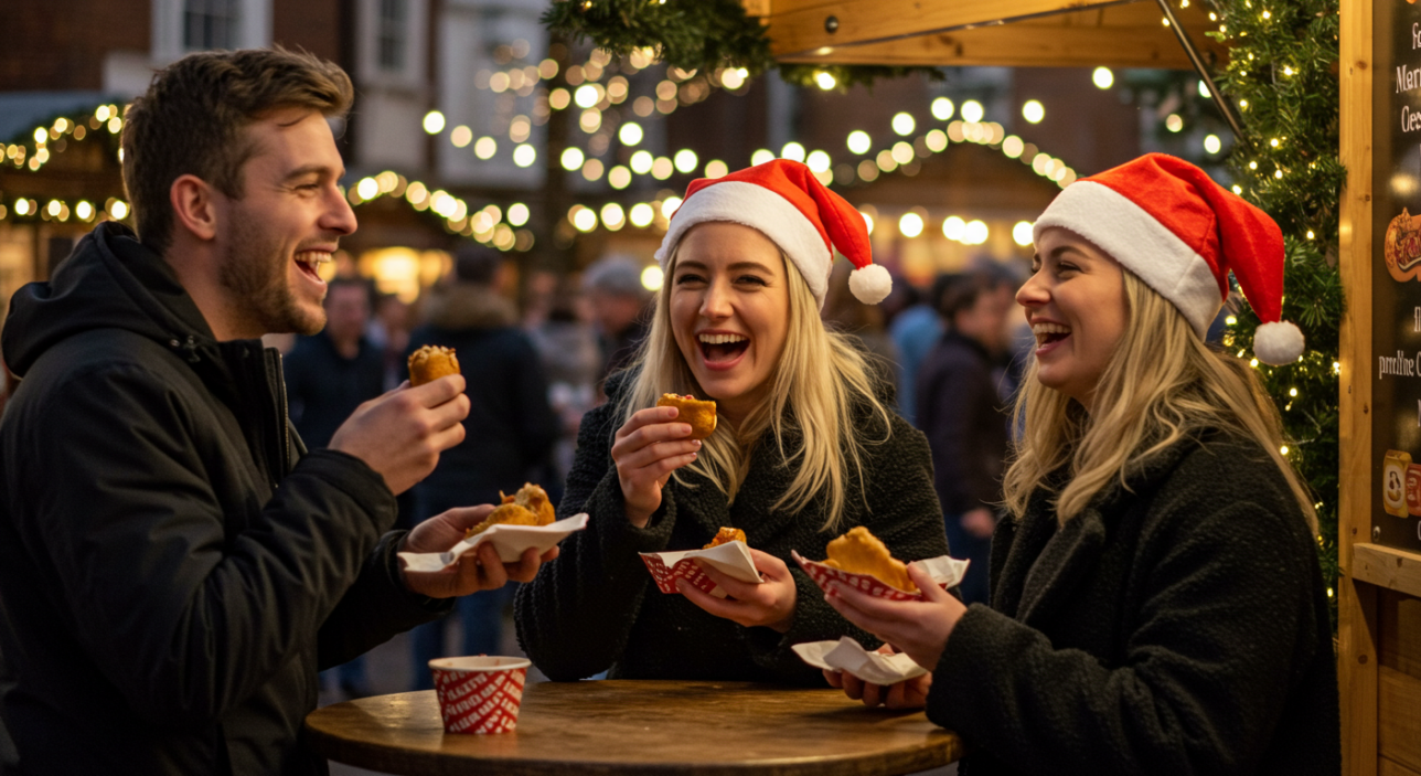 5. Visit Festive Food and Drink Spots