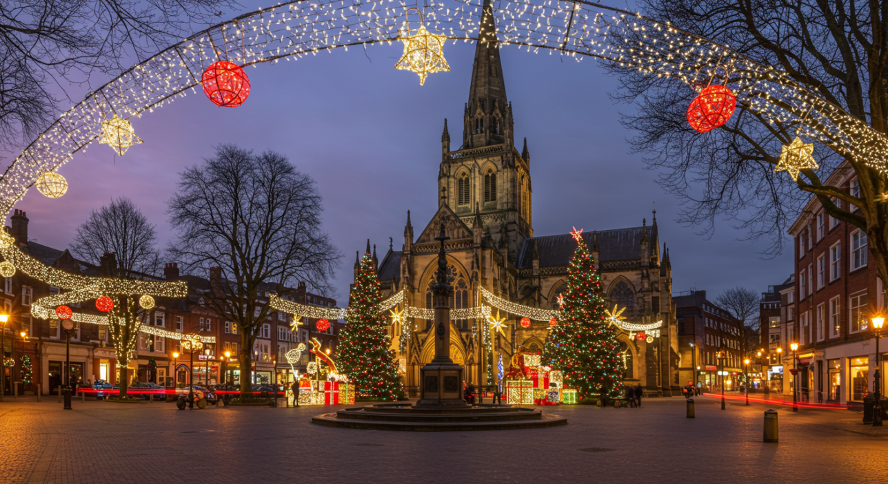 9. St Peter’s Church and the Christmas Market