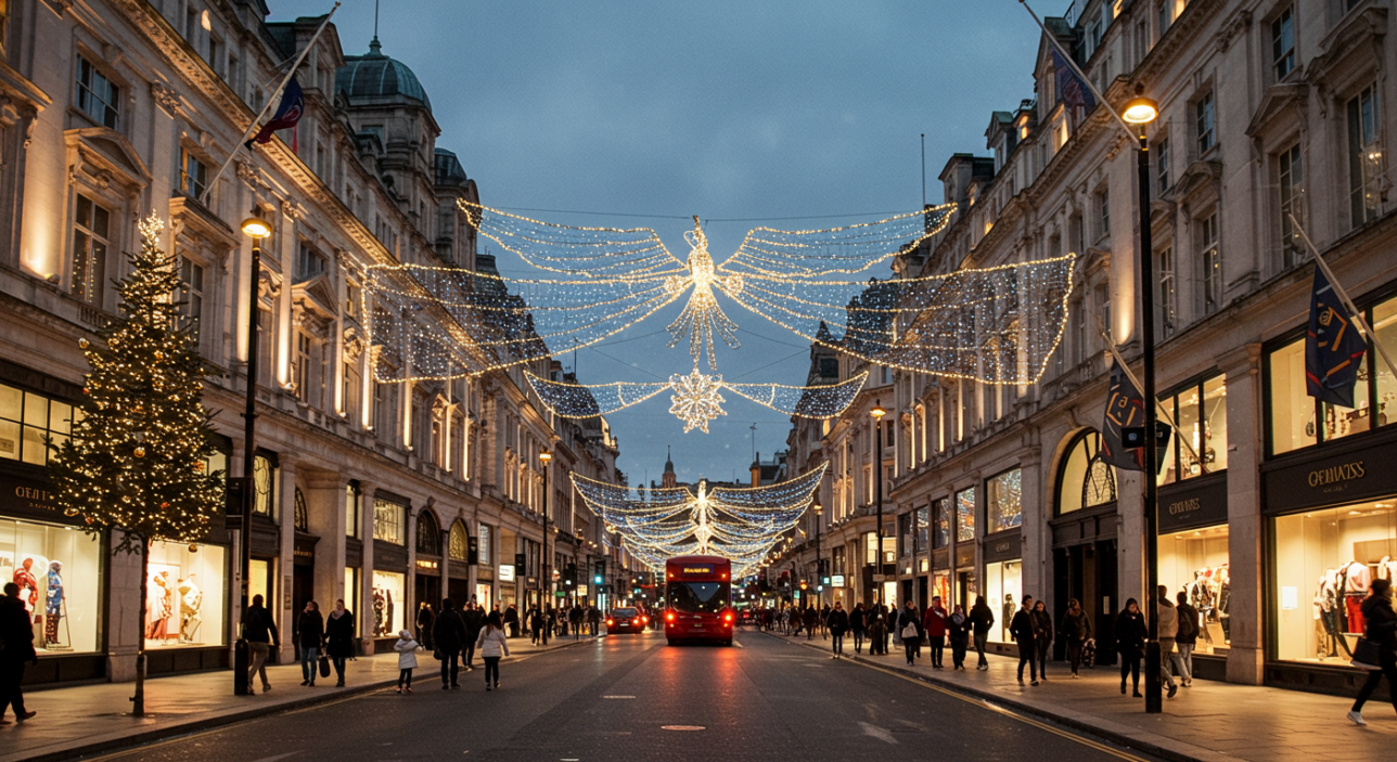Marvel at London’s Christmas Lights and Displays
