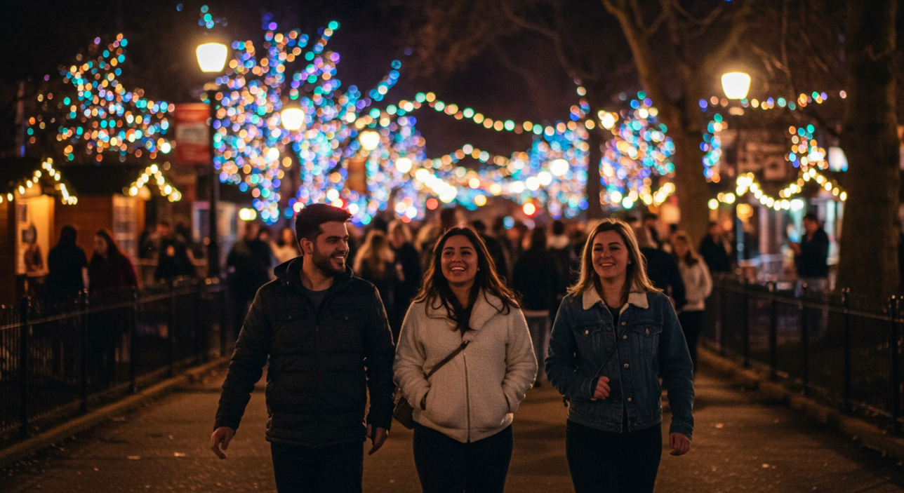 Suggested Walking Route for a Festive Evening