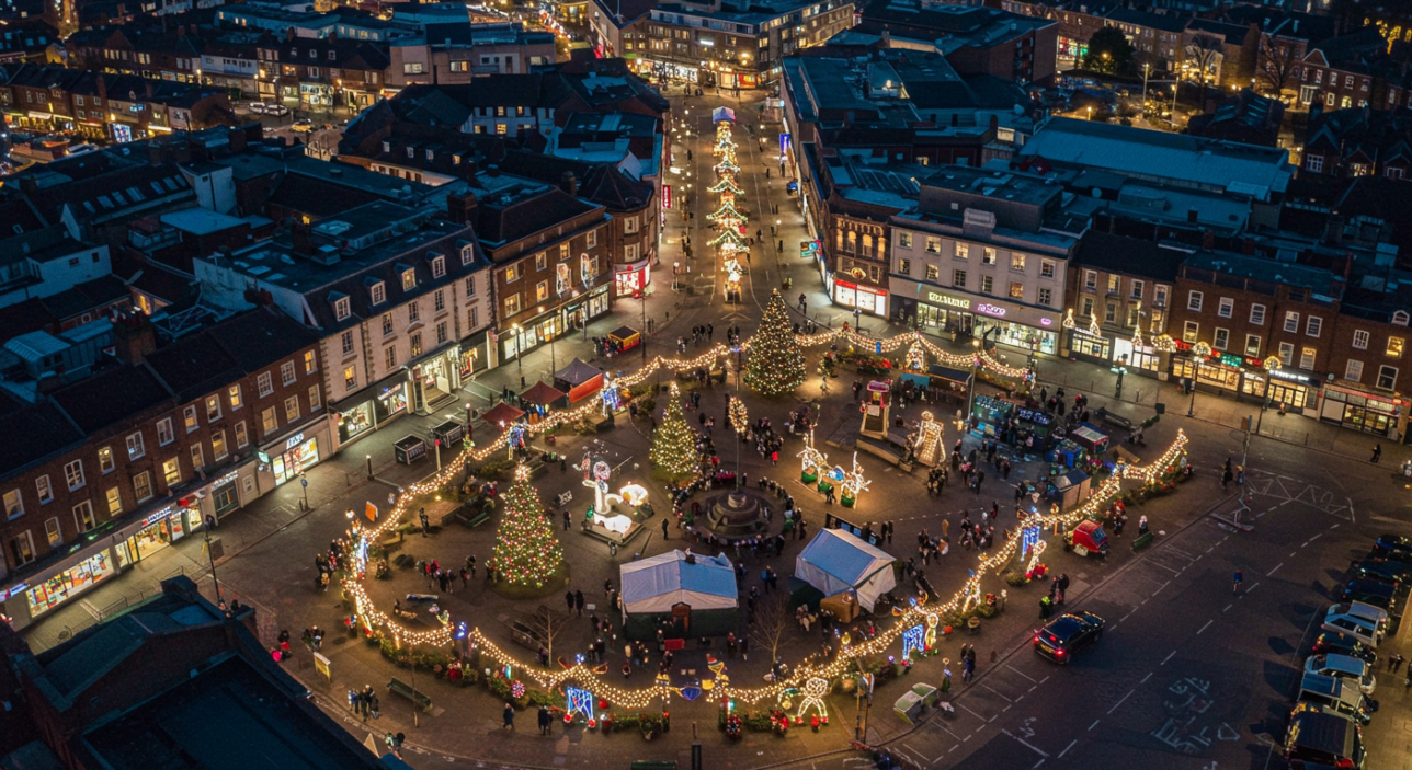Watford Town Centre Light Trail